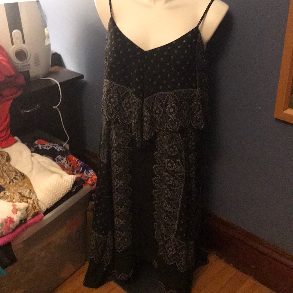 Nanette Lepore black/white kerchief dress size 12